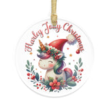 Harley Jolly Christmas Acrylic Ornaments