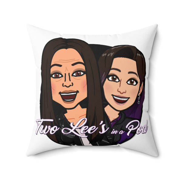 Two Lee’s Spun Polyester Square Pillow