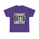 Straight Out Of Content - Unisex Heavy Cotton Tee