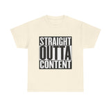 Straight Out Of Content - Unisex Heavy Cotton Tee