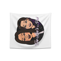 Two Lees In A Pod Printed Wall Tapestry