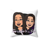 Two Lee’s Spun Polyester Square Pillow