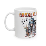 Royal Flush Ceramic Mug, (11oz, 15oz)