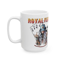 Royal Flush Ceramic Mug, (11oz, 15oz)