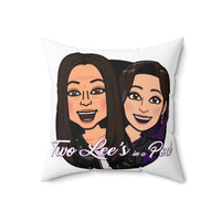 Two Lee’s Spun Polyester Square Pillow