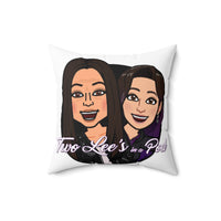 Two Lee’s Spun Polyester Square Pillow
