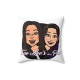 Two Lee’s Spun Polyester Square Pillow