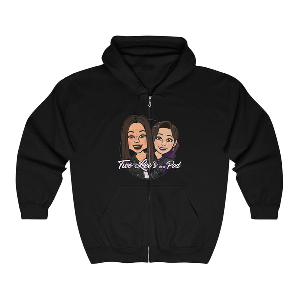 Two Lees In A Pod - Unisex Heavy Blend™ Full Zip Hooded Sweatshirt