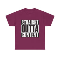 Straight Out Of Content - Unisex Heavy Cotton Tee
