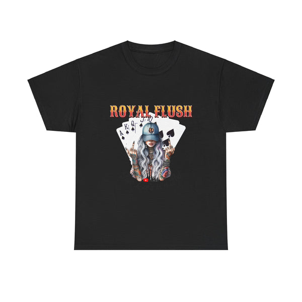 THE ROYAL FLUSH - Unisex Heavy Cotton Tee