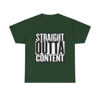 Straight Out Of Content - Unisex Heavy Cotton Tee