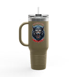 Warriors Insulated Travel Mug, 40oz