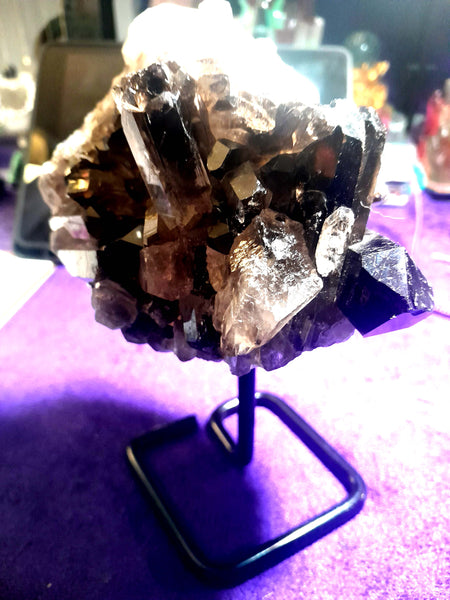 Smoky Quartz on Stand