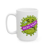 The Debunked GERM Ceramic Mug, (11oz, 15oz)