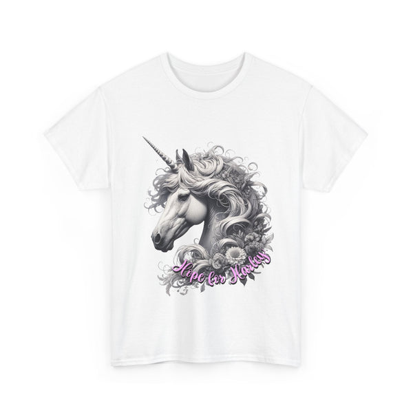 Unicorn Hope For Harley - Unisex Heavy Cotton Tee