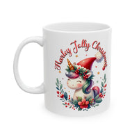 Harley Jolly Christmas Ceramic Mug, (11oz, 15oz)