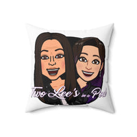 Two Lee’s Spun Polyester Square Pillow