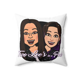Two Lee’s Spun Polyester Square Pillow
