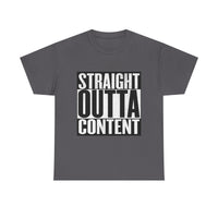 Straight Out Of Content - Unisex Heavy Cotton Tee