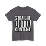 Straight Out Of Content - Unisex Heavy Cotton Tee