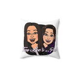 Two Lee’s Spun Polyester Square Pillow