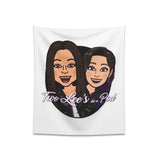 Two Lees In A Pod Printed Wall Tapestry