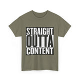 Straight Out Of Content - Unisex Heavy Cotton Tee