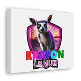 Krayon The Lemur - Canvas Gallery Wraps