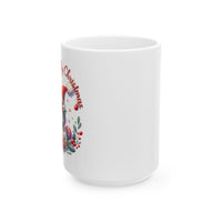 Harley Jolly Christmas Ceramic Mug, (11oz, 15oz)