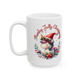 Harley Jolly Christmas Ceramic Mug, (11oz, 15oz)