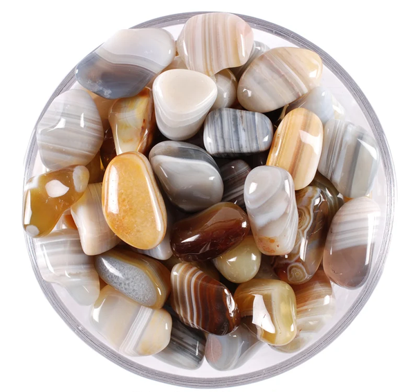 Agate - Grey - Tumble Stone