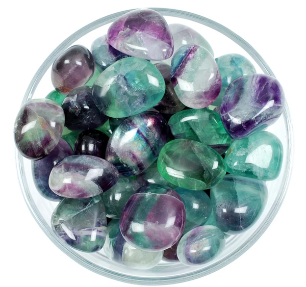 Fluorite - Rainbow - Tumble Stone