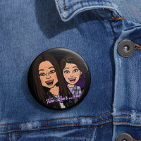 Two Lees In A Pod - Custom Pin Buttons