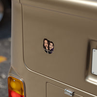 Two Lees In A Pod - Transparent Outdoor Stickers, Square