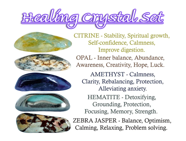 Healing Crystals Set