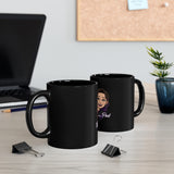 Two Lees In A Pod 11oz Black Mug